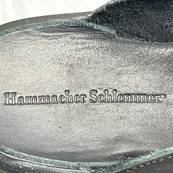 Hammacher Schlemmer Black Walk On Air Slip On Mules Shoes SZ EU 38 US 8-8.5 - Picture 11 of 12